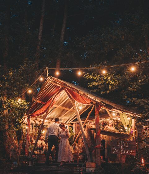 The Champagne ShackSustainably built and fully stocked our champagne shack bar is nestled into the heart of the Woodland Glade, ready to serve your favourite tipple.